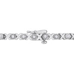 1ct TW Diamond X-Link Tennis Bracelet // 7.5 in