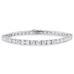 18 7/8ct TGW Cubic Zirconia Tennis Bracelet // 7.25 in