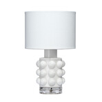 Bubble Glass Table Lamp // White