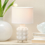 Bubble Glass Table Lamp // White