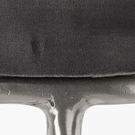 Wyatt Leather Bar Stool // Charcoal