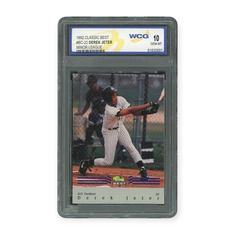 Derek Jeter // 1992 Classic Best Minor League // Rookie Card  // WCG 10 Gem Mint