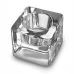 Ice Cube Votive Clear