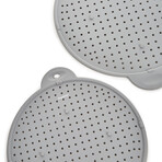 BergHOFF Silicone 2pc Splatter Screen Set for 6" to 12.5" Pots and Pans