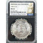 1884 O Morgan Dollar NGC MS 63 Iridium toning # 058