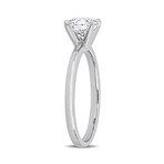 1ct TW Lab-Grown Diamond Solitaire Enagagement Ring // 14k White Gold (7)