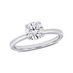 1ct TW Lab-Grown Diamond Solitaire Enagagement Ring // 14k White Gold (9)