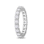 2ct TW Lab-Grown Diamond Eternity Band // 14k White Gold (5)