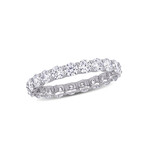 2 1/10ct TW Lab-Grown Diamond Eternity Band // 14k White Gold (7)