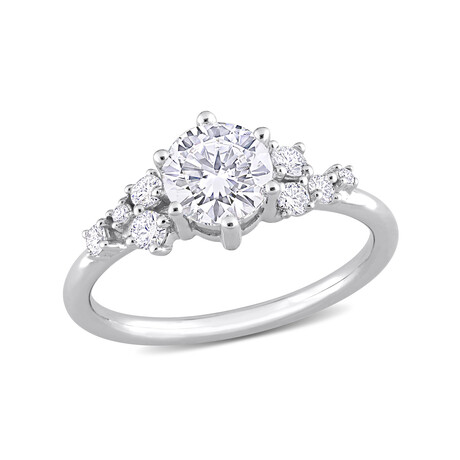 1 1/4ct TW Lab-Grown Diamond Engagement Ring // 14k White Gold (5)