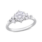 1 1/4ct TW Lab-Grown Diamond Engagement Ring // 14k White Gold (7)