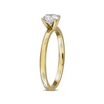 1/2ct TW Lab-Grown Diamond Solitaire Engagement Ring // 14k Yellow Gold (5)