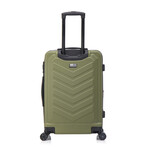 U.S. ARMY FOX PRO 24'' Expandable Medium Suitcase with TSA Lock // Olive Drab