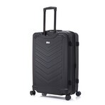 U.S. ARMY FOX PRO 28'' Expandable Large Suitcase with TSA Lock // Black