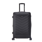 U.S. ARMY FOX PRO 28'' Expandable Large Suitcase with TSA Lock // Black