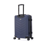 U.S. ARMY FOX PRO 24'' Expandable Medium Suitcase with TSA Lock // Navy Blue