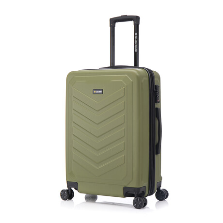 U.S. ARMY FOX PRO 24'' Expandable Medium Suitcase with TSA Lock // Olive Drab