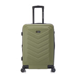 U.S. ARMY FOX PRO 24'' Expandable Medium Suitcase with TSA Lock // Olive Drab