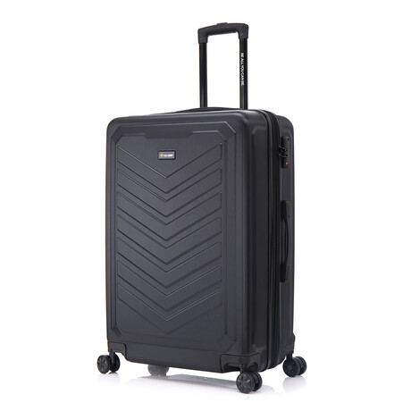 U.S. ARMY FOX PRO 28'' Expandable Large Suitcase with TSA Lock // Black