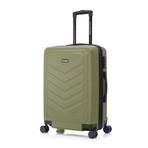 U.S. ARMY FOX PRO 28'' Expandable Large Suitcase with TSA Lock // Olive Drab