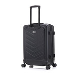 U.S. ARMY FOX PRO 24'' Expandable Medium Suitcase with TSA Lock // Black