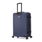 U.S. ARMY FOX PRO 28'' Expandable Large Suitcase with TSA Lock // Navy Blue