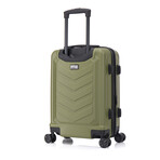 U.S. ARMY FOX PRO  20'' Expandable Carry-On Suitcase with TSA Lock // Olive Drab