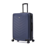 U.S. ARMY FOX PRO 28'' Expandable Large Suitcase with TSA Lock // Navy Blue