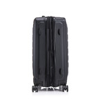 U.S. ARMY FOX PRO 24'' Expandable Medium Suitcase with TSA Lock // Black