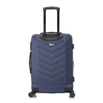 U.S. ARMY FOX PRO 24'' Expandable Medium Suitcase with TSA Lock // Navy Blue