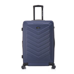 U.S. ARMY FOX PRO 28'' Expandable Large Suitcase with TSA Lock // Navy Blue