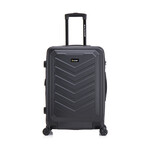 U.S. ARMY FOX PRO 24'' Expandable Medium Suitcase with TSA Lock // Black