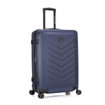 U.S. ARMY FOX PRO 28'' Expandable Large Suitcase with TSA Lock // Navy Blue