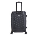 U.S. ARMY FOX PRO 24'' Expandable Medium Suitcase with TSA Lock // Black