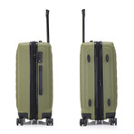 U.S. ARMY FOX PRO 24'' Expandable Medium Suitcase with TSA Lock // Olive Drab