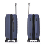 U.S. ARMY FOX PRO 24'' Expandable Medium Suitcase with TSA Lock // Navy Blue