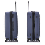 U.S. Army FOX PRO 3-piece Luggage Set 20"/24"/28" Expandable Suitcases with TSA Lock // Navy Blue