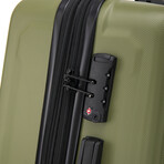 U.S. ARMY FOX PRO 24'' Expandable Medium Suitcase with TSA Lock // Olive Drab