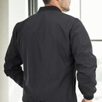 Lightweight Bomber Jacket // Black (M)