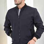 Lightweight Bomber Jacket // Dark Blue (M)