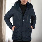 Parka Jacket // Dark Blue (S)