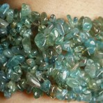 Genuine Aquamarine Cuff Gem Bracelet