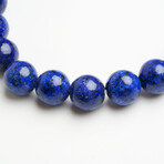 Genuine Lapis Lazuli 8mm Beaded Stretch Bracelet