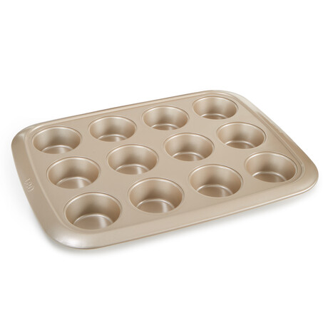 BergHOFF Leo Balance Nonstick Carbon Steel 12-cup Cupcake Pan // 2.5"