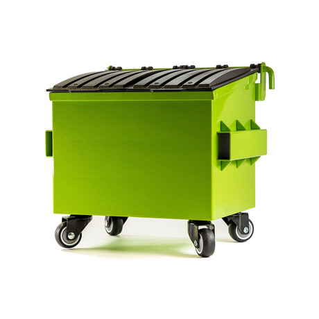 Mini Dumpster // Sparkle Lime