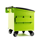 Mini Dumpster // Sparkle Lime