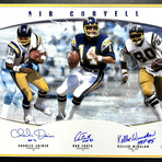 Air Coryell Fouts // Joiner // Winslow Signed San Diego LA Chargers Framed 16x20 Photo