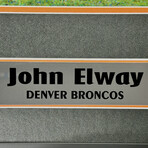 John Elway Autographed Denver Broncos 16x20 Helicopter Framed Photo