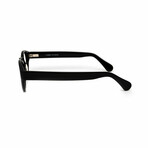 Unisex // Round Acetate Reading Glasses // Black (Clear Demo Lens)