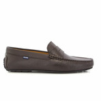 Grainy Lather City Loafers // Dark Brown (39)